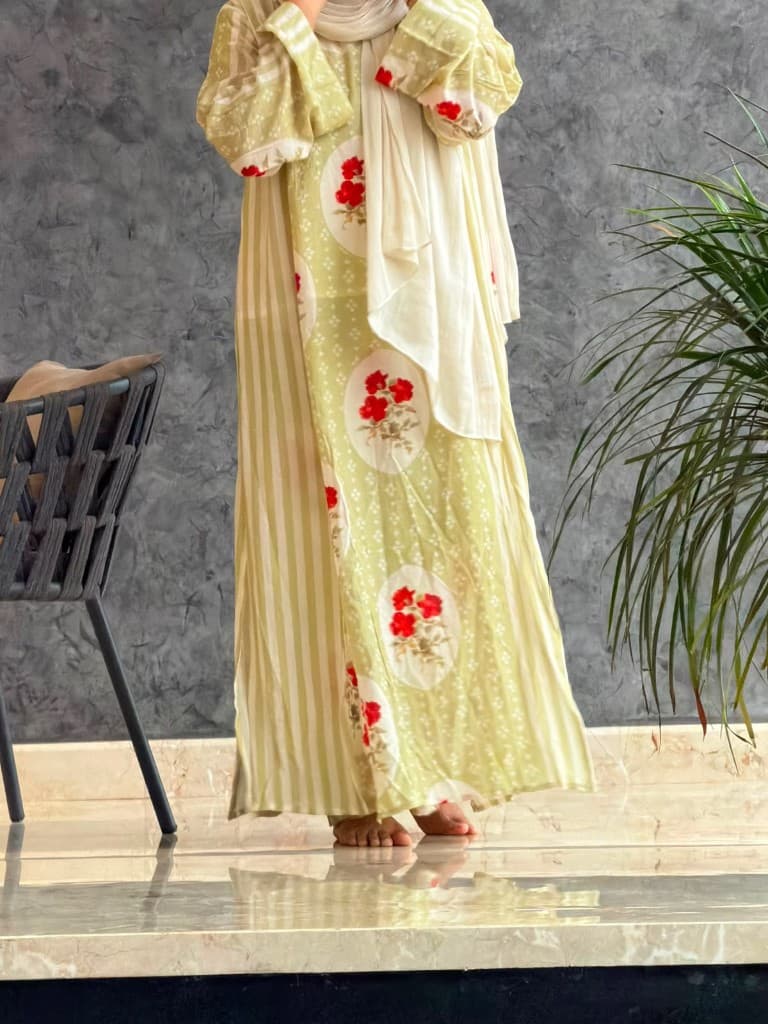 Sage Rose Co-ord Set — Imported material women's sets from OIVAH